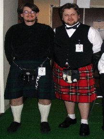 Men in Kilts host the OddCon party